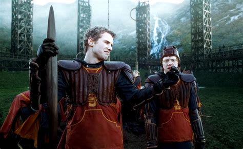 Cormac McLaggen (Freddie Stroma) in Harry Potter and the Half .
